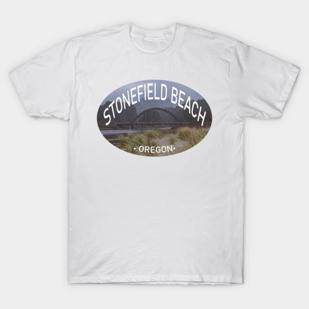 Stonefield Beach Oregon T-Shirt by stermitkermit